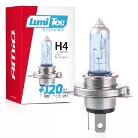   AMiO halogénizzó H4 12V 60/55W LumiTec Super fehér +120% (02137)
