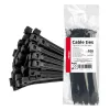 AMiO kábelkötegelő fekete 2,5x200mm - 100 db (02152)