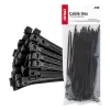 AMiO kábelkötegelő fekete 3,6x300mm - 100 db (02154)