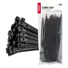 AMiO kábelkötegelő fekete 4,8x200mm - 100 db (02155)