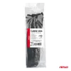AMiO kábelkötegelő fekete 4,8x300mm - 100 db (02156)