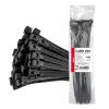 AMiO kábelkötegelő fekete 4,8x350mm - 100 db (02157)