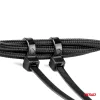 AMiO kábelkötegelő fekete 4,8x350mm - 100 db (02157)