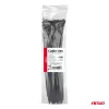 AMiO kábelkötegelő fekete 4,8x350mm - 100 db (02157)