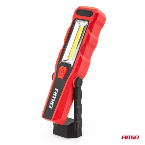 AMiO LED-es szerelőlámpa – forgatható 180° 1800 mAh (02171)