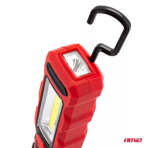 AMiO LED-es szerelőlámpa – forgatható 180° 1800 mAh (02171)