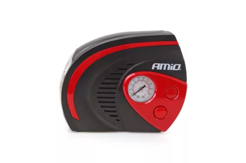 AMiO autós légkompresszor 12V LED ACOMP-08 (02182)