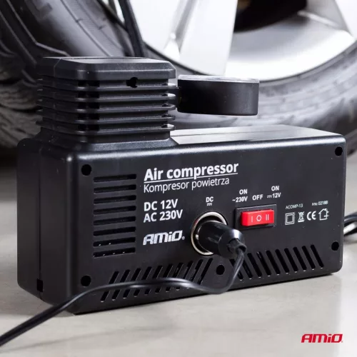 AMiO autós légkompresszor 12V/230V Acomp-13 (02188)
