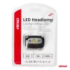 AMiO újratölthető LED-fejlámpa, 3 W, 1200 mA, 180 Flux, IPX4 (02200)