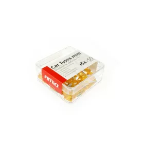   AMiO autós késes biztosítékok mini doboz 50 db 5A (02217)