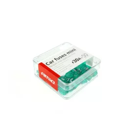   AMiO autós késes biztosítékok mini doboz 50 db 30A (02223)