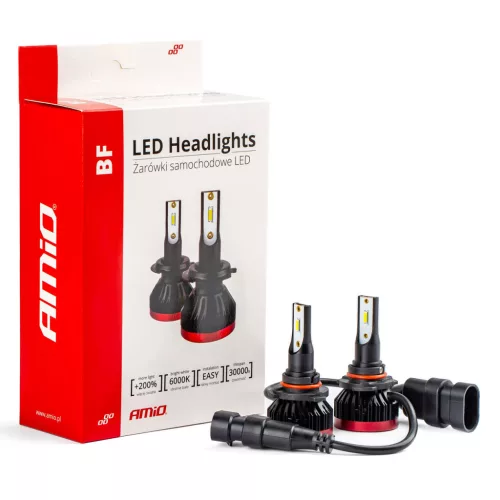 AMiO LED fényszóróizzók BF sorozat HB3 9005/HIR1 9011/H10 (02246)