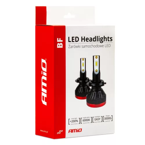 AMiO LED fényszóróizzók BF sorozat HB3 9005/HIR1 9011/H10 (02246)