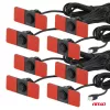 AMiO parkolást segítő rendszer LED 8 érzékelő fekete belső rögzítésű 16,5mm (02256)