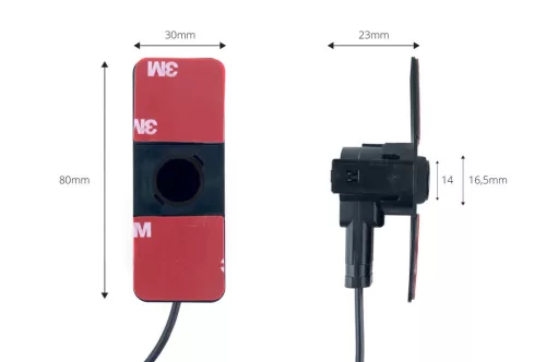 AMiO parkolást segítő rendszer TFT01 4,3" – HD-305 LED 4 érzékelők fekete belső rögzítésű (02264)