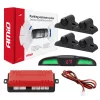 AMiO parkolást segítő rendszer LED COB 4 érzékelő fekete 19mm teherautó (02286)