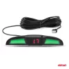 AMiO parkolást segítő rendszer LED COB 4 érzékelő fekete 19mm teherautó (02286)