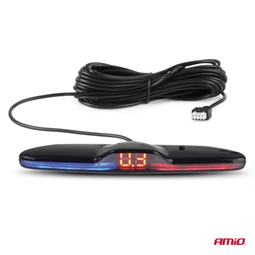 AMiO parkolást segítő rendszer max. LED 4 érzékelő ezüst (02288)