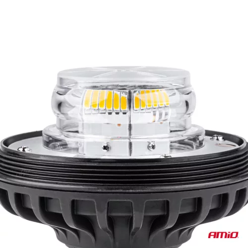 AMiO figyelmeztető lámpa 36 LED csavar R65 R10 12V 24V W03sb (02294)