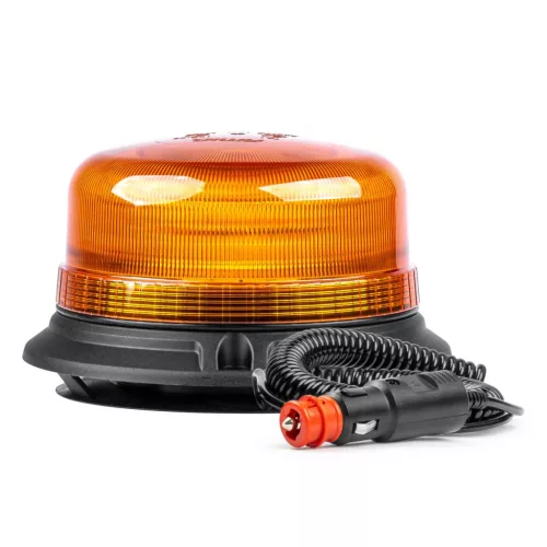 AMiO LED-es figyelmeztető lámpa W03M mágneses R65 R10 36LED 12/24V IP56 (02295)