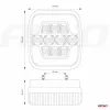 AMiO Hátsó kombinált LED-lámpa RCL-05-LR bal/jobb (02370)