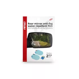   AMiO hátsó tükör páramentesítő és vízlepergető fólia 135x95mm 2 db (02378)