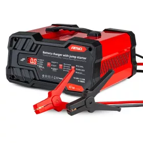   AMiO akkumulátortöltő 12A 12/24V – indításrásegítő 12V 75 a (02400)