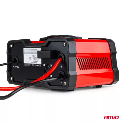 AMiO akkumulátortöltő 12A 12/24V – indításrásegítő 12V 75 a (02400)