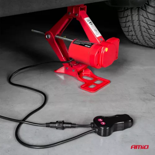 AMiO elektromos ollós emelő távirányítóval és javító készlet 3T 12V (02406)
