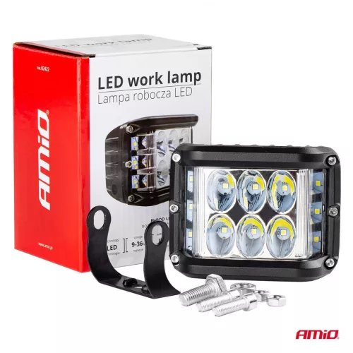AMiO munkalámpa AWL08 12 LED (2 Funkcje) 9-36V (02422)