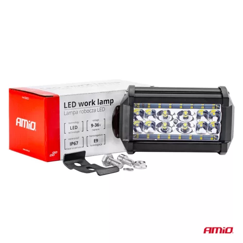 AMiO munkalámpa AWL09 28 LED szórt fényű 9-36V (02423)