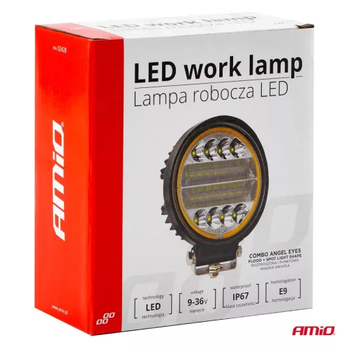 AMiO munkalámpa AWL14 42 LED COMBO (2 funkció) 9-36V (02428)