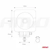 AMiO munkalámpa AWL18 1LED HP pontfényű 9-36V (02432)