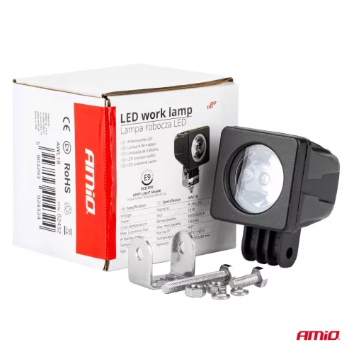 AMiO munkalámpa AWL18 1LED HP pontfényű 9-36V (02432)