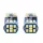 AMiO LED CANBUS 21SMD UltraBright 2016 T10 W5W fehér 12V/24V (02445)