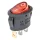 AMiO elliptikus kapcsoló 12V/230V (– piros fény) BU02 (02461)