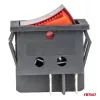 AMiO téglalap alakú kapcsoló 12V/230V (– piros fény) BU02 (02462)