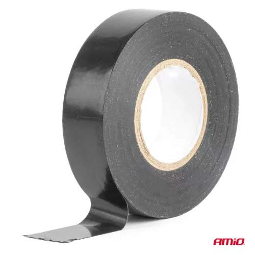 AMiO fekete szalag 18mm x 20m (1 db) (02464)