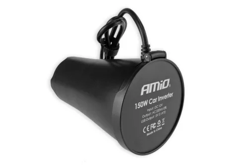 AMiO tápellátás inverter 12V/230V 150W/300W 2xUSB PI02 (02469)