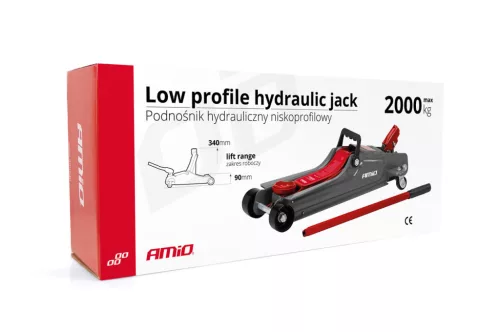 AMiO alacsony profilú hidraulikus emelő 2T CE (02500)