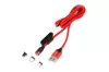 AMiO mágneses port Combo kábel Lightning/USB C/micro USB 1m UC-08 (02522)
