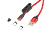 AMiO mágneses port Combo kábel Lightning/USB C/micro USB 1m UC-08 (02522)
