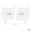 AMiO LED-es munkalámpa-fényhíd AWL29 160LED 650x74 540W COMBO 9-36V (02543)
