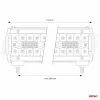 AMiO LED-es munkalámpa-fényhíd AWL30 200LED 720x74 600W COMBO 9-36V (02544)