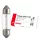 AMiO halogénizzók C10W szofita 31mm 12V 10 db (02555)