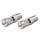 AMiO Żarówki LED CANBUS 3030 24SMD 1156 BAU15S PY21W borostyánsárga 12V/24V (02580)