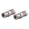 AMiO Żarówki LED CANBUS 3030 24SMD 1156 BAU15S PY21W borostyánsárga 12V/24V (02580)