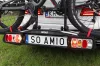 AMiO TBC-01/2 vonóhorgos kerékpártartó, 2 kerékpárhoz (02582)