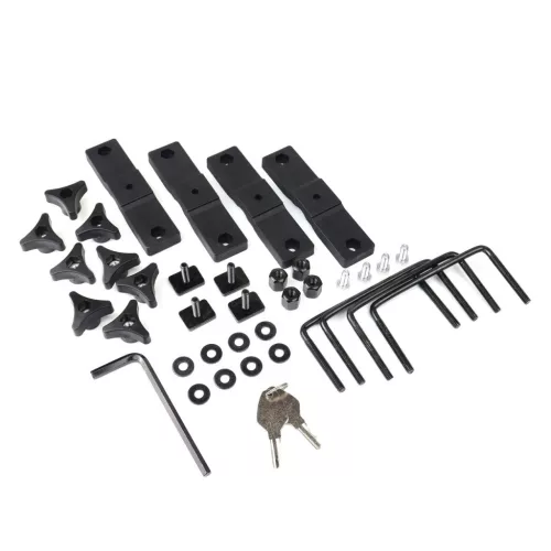 AMiO tetőre szerelhető sí- és snowboardtartó rövid 570mm SSR-01S (02590)