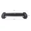 AMiO tetőre szerelhető sí- és snowboardtartó rövid 570mm SSR-01S (02590)